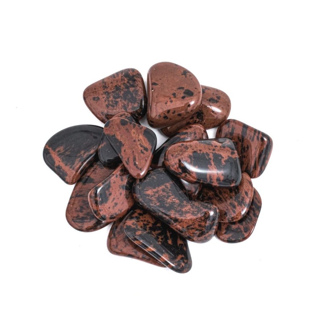 25g Small Tumbled Mahogany Obsidian Crystals Bulk Rocks Gemstones Healing Gems